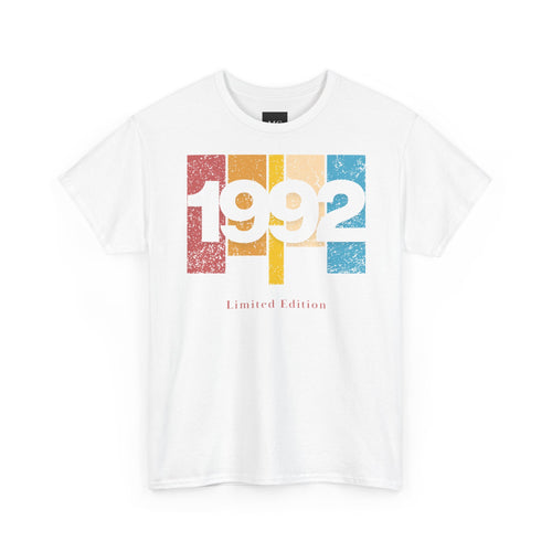 1992 Retro Stripes Tee | Vintage Year Shirt, 90s Birthday Top